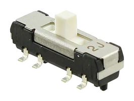 NIDEC COMPONENTS CL-SB-23B-01 Interruptor (Switch) Deslizable, SMD, DP3T, Surface Mount, Serie CS-4, 200 mA