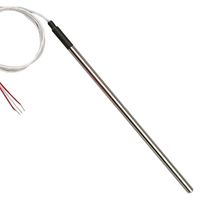 OMEGA PRTFCU-10-2-100-1/4-6-E RTD Sensor, Probe, Class B, -50 °C, 260 °C, 100 ohm, Platinum