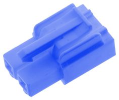 MOLEX 35151-0214 Connector Housing, Blue, VersaBlade 35151 Series, Plug, 2 Positions, 6.2 mm