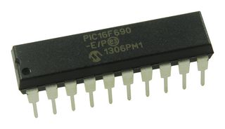 MICROCHIP PIC16F690-E/P MCU de 8 Bits, Flash, Serie PIC16 Family PIC16F6XX Microcontrollers, PIC16, 20 MHz, 7 KB, 20 Pines