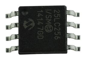 MICROCHIP 25LC256-I/SM EEPROM, 256 Kbit, 32K x 8bit, SPI, 10 MHz, SOIJ, 8 Pines