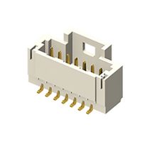 SAMTEC T1M-02-F-SH-L Cabezal de Pin, Cable-a-Tarjeta, 1 mm, 1 Líneas, 2 Contactos, Montaje Superficial, Ángulo Recto