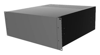 HAMMOND RM4U1918VBK 19" Cabinet, Rack Mount, 177 mm, 482.6 mm, 457.2 mm, Aluminum