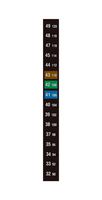 OMEGA RLC-60-14/31-10 LIQUID CRYSTAL STRIPS,10PK ROHS COMPLIANT: YES