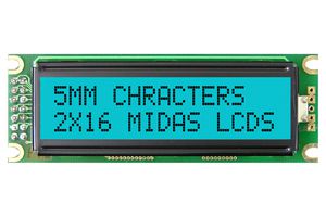 MIDAS DISPLAYS MD21605D6W-FPTLRGB
