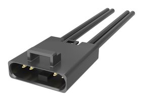 AMPHENOL COMMUNICATIONS SOLUTIONS FLHA4C008C0 Cable Assembly, Mini, Wire to Board Receptacle to Free End, 4 Positions, 2.5 mm, 1 Row, 3 m