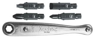 WELLER XCELITE XL75VN Screwdriver Set, Phillips, Slotted, Offset, Ratchet, 5 Piece