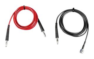 DESCO 19294 Test Leads, Pair, Red / Black, For Desco 19291 Digital Surface Resistance Meter