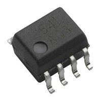 BROADCOM ACPL-054L-000E Optocoupler, 2 Channel, 3.75 kV, 1 Mbaud, SOIC, 8 Pins