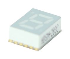 BROADCOM HDSM-283C Display LED 7-Segmentos, Rojo, 20 mA, 2 V, 7.5 mcd, 1, 7 mm