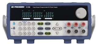 B&K PRECISION 9129B Bench Power Supply, Single, Programmable, 3 Output, 0 V, 30 V, 0 A, 3 A