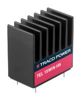 TRACO POWER TEL 15-2412WIN-HS Convertidor CD/CD Pasante Aislado, ITE, DIP, 4:1, 15 W, 1 Salida, 12 V