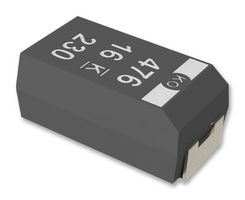 KEMET T521V336M025ATE025 Capacitor de Polímero de Tantalio, 33 µF, ± 20%, 25 V, V, 0.025 ohm, 2917 [7343 Métrico]