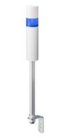 PATLITE LR4-1M2LJNW-C Signal Tower, 1 Tier, White, Off White Body, Cable, 240 VAC, Pole Mount L-Bracket/Cable