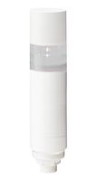PATLITE LR6-102WCBW-C+FB295 Signal Tower, 1 Tier, White, Off White Body, 88 dB, 12 Pin M12 Connector, 4 Tone, 24 VDC