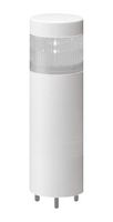 PATLITE LR6-102WMNW-C+FB295 Signal Tower, 1 Tier, White, Off White Body, 12 Pin M12 Connector, 24 VDC