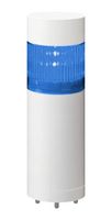 PATLITE LR7-102WJBW-C Signal Tower, 1 Tier, White, Off White Body, 90 dB, Cable, 4 Tone, 24 VDC, Direct Mount/Cable