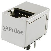 PULSE ELECTRONICS JXD3-0001NL Conector Modular, RJ45 Jack, 1 x 1 (Puerto), 8P8C, Cat3, Cat5, Through Hole