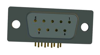 NORCOMP 174-E15-213R461 Conector D Sub, DB15, Estándar, Receptáculo eléctrico, Serie 174-E M, 15 Contactos, DA, Soldable