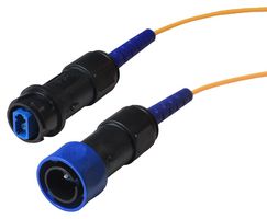 BULGIN LIMITED PXF4054AAB Cable de Fibra Óptica, IP66/IP68/IP69K, 10m, 9µm / 125µm, Monomodo, 1 Fibra, LC a LC