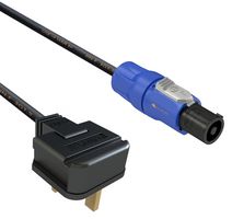 MULTICOMP PRO MP007872 Cable de Alimentación, Enchufe BS 1363 a 4 receptáculos BS 1363, 3 m, 13 A, 240 V, Azul, Gris