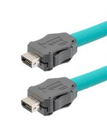 L-COM TRGIX601IN-TEL-1M Cable Ethernet, Cat6a, Tipo A IX Macho a Tipo A IX Macho