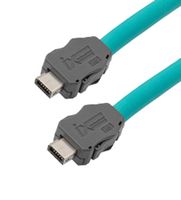 L-COM TRGIX602IN-TEL-30CM Cable Ethernet, Cat6a, IX Tipo B Macho a IX Tipo B Macho