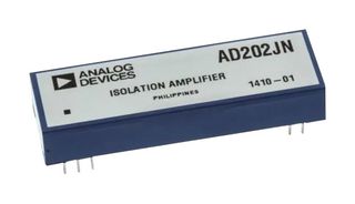 ANALOG DEVICES AD202JN Amplificador de Aislamiento, 1 Amplificadores, 750 Vrms, 13.5V to 16.5V, DIP, 10 Pines, 2 kHz