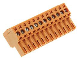 WEIDMULLER 1597460000 Terminal de Bloque Enchufable, 3.5 mm, 12 Posiciones, 28 AWG, 14 AWG, 1.5 mm², Tornillo