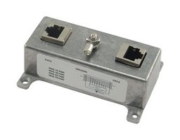 L-COM HGLN-CAT5J24 Supresor de Picos de Voltaje, Protector contra sobrevoltajes por rayos, 1 Puertos, Panel