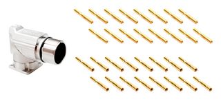 AMPHENOL SINE/TUCHEL MA7RAP1602S-KIT Conector para Sensor, Serie Elite, M23, Female, 16 Contactos, Crimpado Hembra