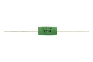 VISHAY AC050000B1000J6BCS Resistencia Through-Hole (THD), 100 ohm, Serie AC05-CS, 5 W, ± 5%, Axial Leaded