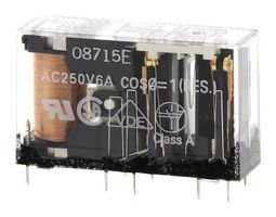 OMRON INDUSTRIAL AUTOMATION G7SA-4A2B DC24 BY OMZ Relevador de Seguridad, Compacto, 24 VDC, 4PST-NO, DPST-NC, G7SA Series, Agujero Pasante, 6 A