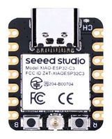 SEEED STUDIO 113991054 SBC, XIAO ESP32C3, RISC-V, 400kB RAM, 4MB Flash, Wifi, Bluetooth, UART, IIC, SPI