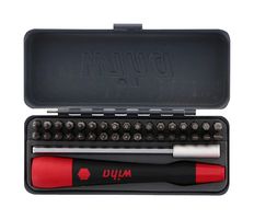 WIHA 75958 Juego de Micro Puntas, Precisión Gobox, 36 Piezas