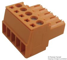 WEIDMULLER 1597390000 Pluggable Terminal Block, 3.5 mm, 5 Positions, 28 AWG, 14 AWG, 1.5 mm², Screw