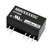 MURATA POWER SOLUTIONS NMV0515SC Isolated Through Hole DC/DC Converter, ITE, SIP, 1:1, 1 W, 2 Output, 15 V
