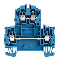 WEIDMULLER 1041980000 Bloque de Terminal c/Montaje en Riel DIN, 4 Posiciones, 26 AWG, 12 AWG, 4 mm², Tornillo, 32 A