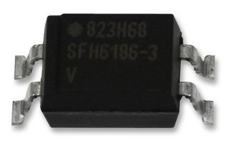 VISHAY SFH6106-4 Optocoupler, Transistor Output, 1 Channel, Surface Mount DIP, 4 Pins, 60 mA, 5.3 kV, 160 %