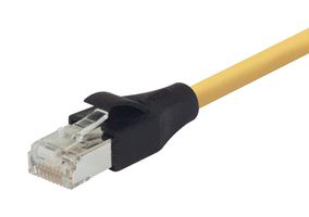 L-COM TRD695SCR-Y-10 Cable Ethernet, Cat6, RJ45 Macho a RJ45 Macho, Amarillo, 3.05 m, 10 ft