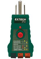 EXTECH INSTRUMENTS ET10 Probador, GFCI Receptacle