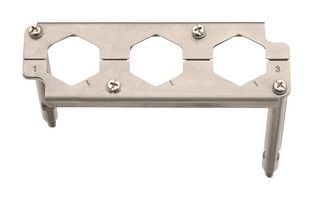 HARTING 09400169911 Accesorio para Conector, Marco, 3 x Insertos Macho Harting Serie 350 Han HC Modular