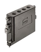 HARTING 19400220470 Conector Uso Rudo, Capucha, Entrada Superior, Cuerpo de Aluminio, Tornillo
