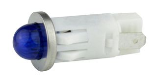 VCC / VISUAL COMMUNICATIONS COMPANY 1092QM6-12V Indicador de Montaje en Panel LED, Azul, 12 V, 12.7 mm, 25 mA, 3.2 cd