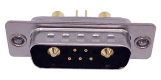 NORCOMP 681M7W2103L011 Conector D Sub de Diseño Combinable, Power-D 681M Series, DA-7W2, Macho, 7 Contactos
