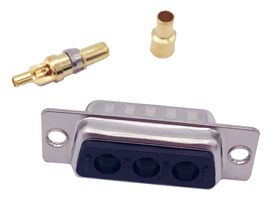 NORCOMP 682M3W3103L001 Combination Layout D Sub Connector, Power-D 682M Series, DA-3W3, Plug, 3 Contacts, 3 Power