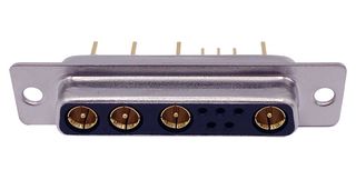 NORCOMP 683M9W4203L001 Conector D Sub de Diseño Combinable, Power-D 683M Series, DB-9W4, Receptáculo eléctrico