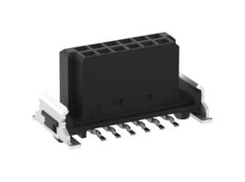 ERNI - TE CONNECTIVITY 154805-E Receptáculo PCB, Tarjeta-a-Tarjeta, 1.27 mm, 2 Líneas, 12 Contactos, Recto Montaje Superficial