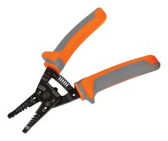KLEIN TOOLS 11055RINS Wire Stripper & Cutter, Insulated, 3/4" Jaw, 7.7" Length, Klein-Kurve Series