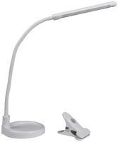 MULTICOMP PRO MP011040 Lámpara, Abrazadera y Mesa, Blanca, LED, Plug US, 6W, 20VCD, 480lm